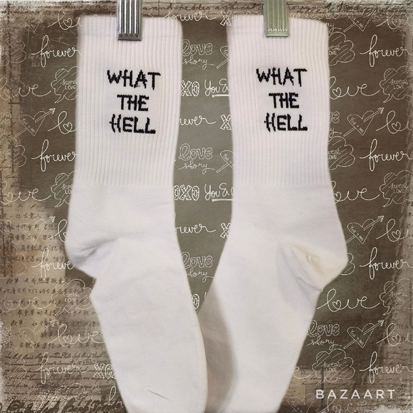 'What the Hell' Socks - Picture 1 of 1